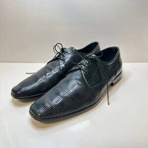 Prada Milano Men’s Dress Shoes – Size 42.5 (9½ US) – Black Perforated Leather